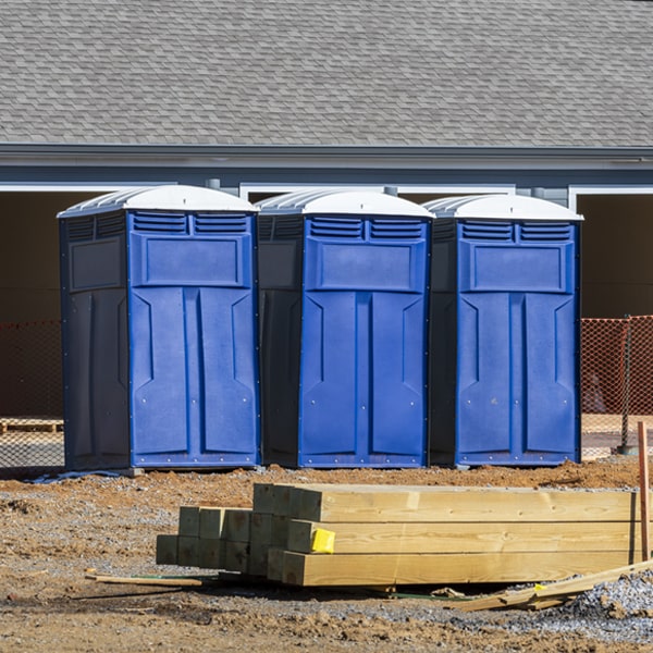 what is the expected delivery and pickup timeframe for the porta potties in Parlier CA